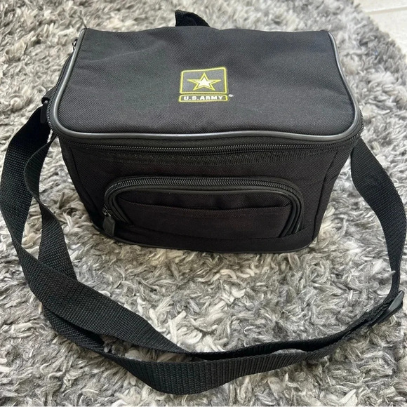 ⭐️🇺🇸 US Army Insulated Lunchbox with pockets and strap. - Picture 3 of 11